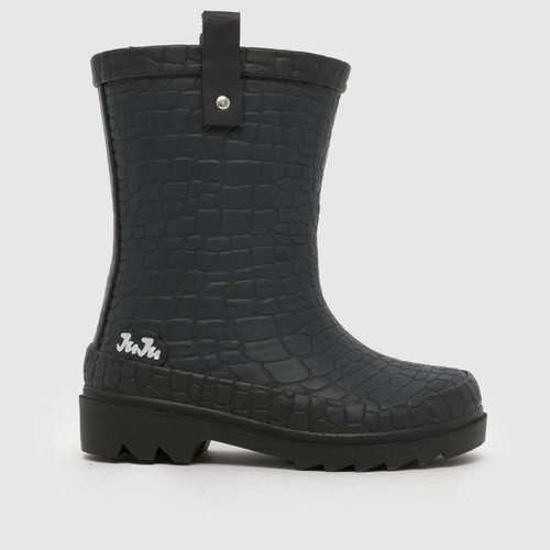 Girls black juju jelly croc - juju,